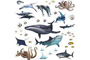 Removable 3D Under The Sea Fish Wall Sticker: Pop Your Room With Life