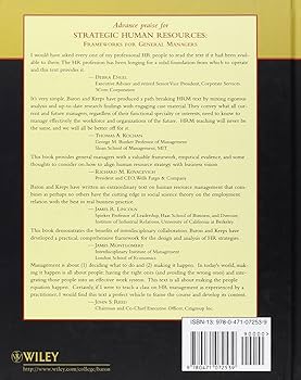 ビジネス・経済 Strategic Human Resources James N Baron Amazon.co.jp: Strategic Human Resources: Frameworks for General