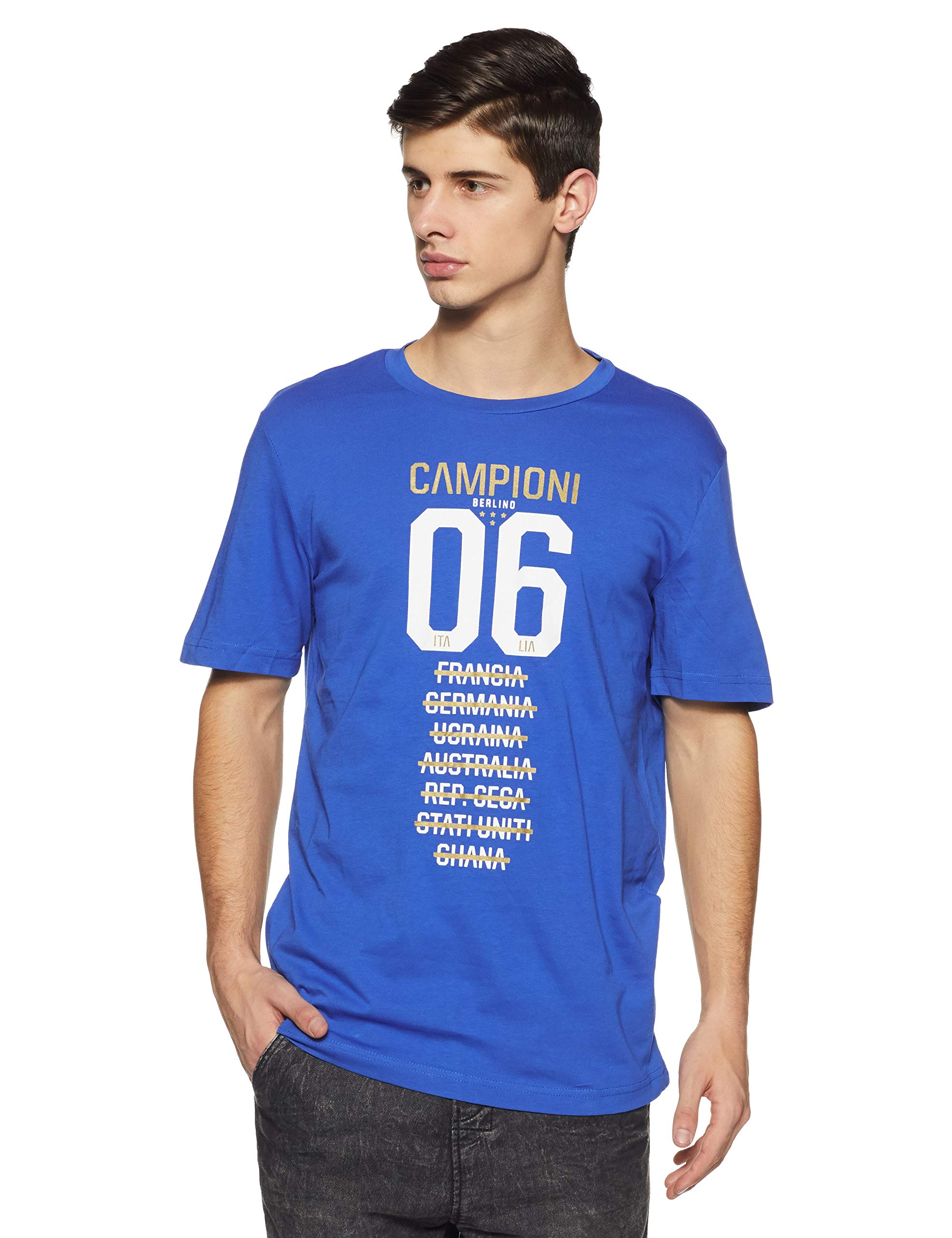 PumaMen's Round Neck Slim Fit T-Shirt