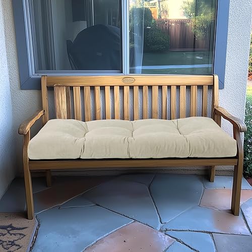 Miniatura 7 de ROFIELTY Cojín de banco de 36 x 14 pulgadas, suave y cómodo, con diseño antideslizante, cojines para asiento de ventana de interiores (chenilla