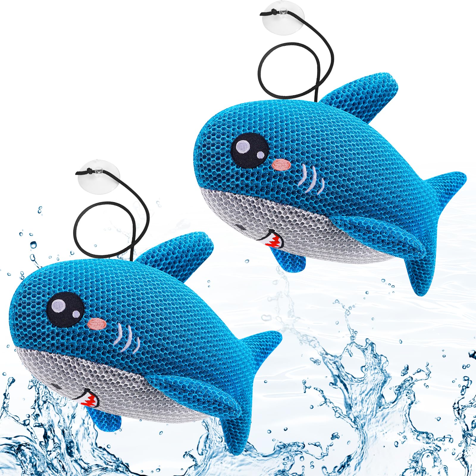Photo 1 of RGJ Hot Tub Scum Absorber Shark, 2PCS Reusable Hot Tub Oil Absorbing Floating Sponges for Spa/Pool, Hot Tub Scum Sponge Accessories to Soak Up Oils & Keep Water Clean