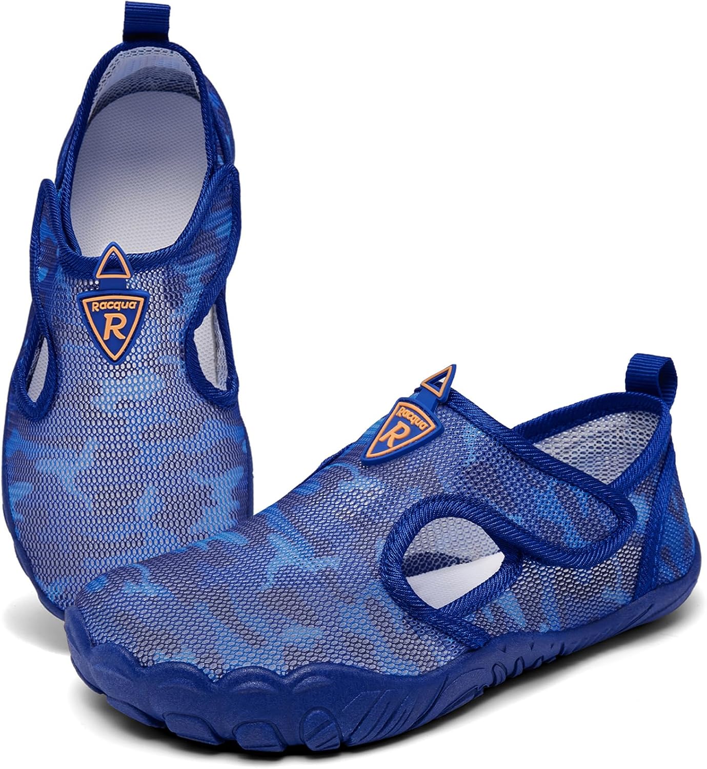Racqua Boys Swim Beach Sea Water Breathable Shoes Kids Aqua Girls Fast Dry Pool Indoor Non Slip Shoe Outdoor Lightweight Boat Shoes Blue 3