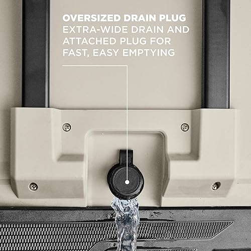 Miniatura 7 de Coleman Pro - Enfriador duro ultraligero de alta calidad con ruedas de 55 cuartos de galón, aislamiento extragrueso que mantiene el hielo hasta 5