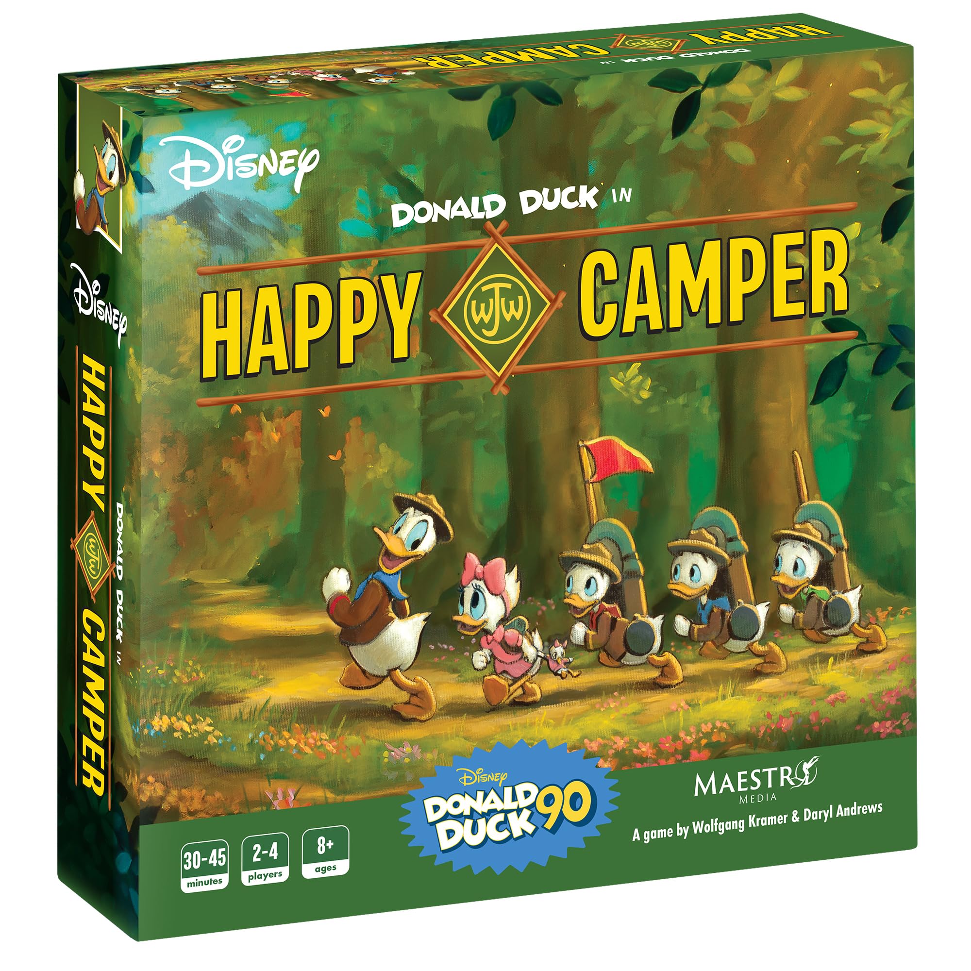 Maestro Media Ventures | Donald Duck In Happy Camper | Gioco Da Tavolo Per Famiglie | 2-4 Giocatori | 30-45 Min