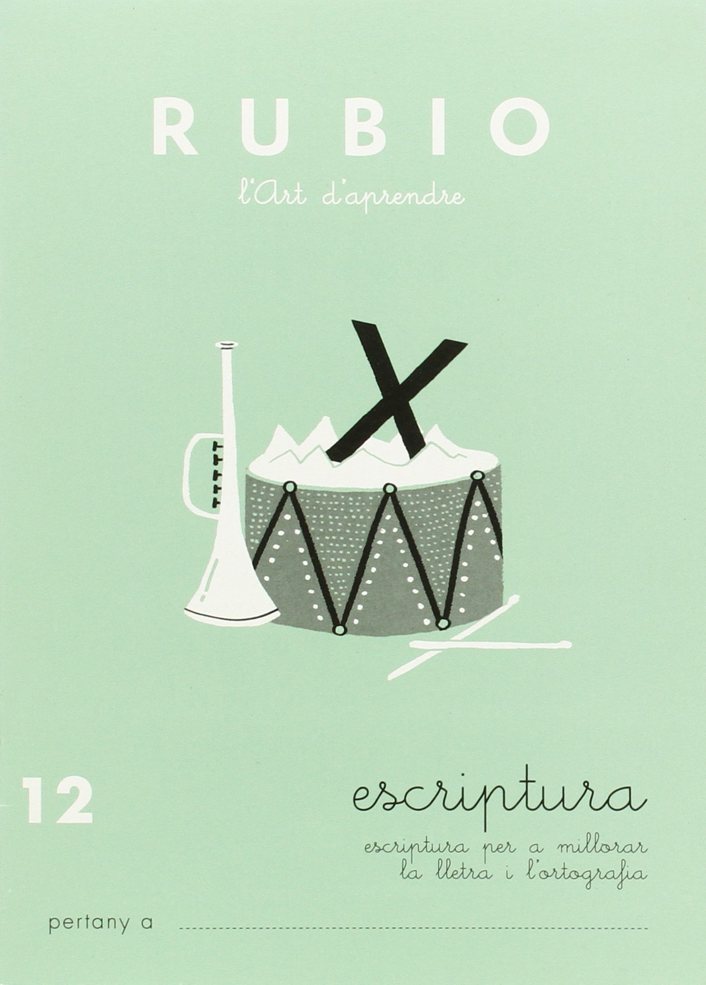 Rubio E-12 CAT - Cuaderno escritura (Escriptura RUBIO (català))