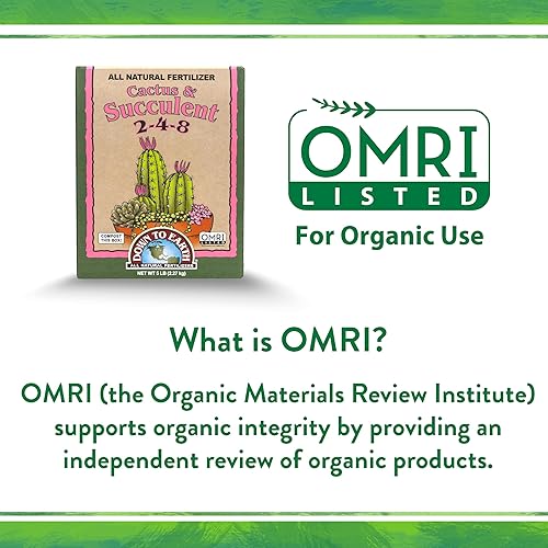 Miniatura 8 de Down to Earth - Mini caja de fertilizante natural de cactus y suculentas 2-4-8, 1 libra