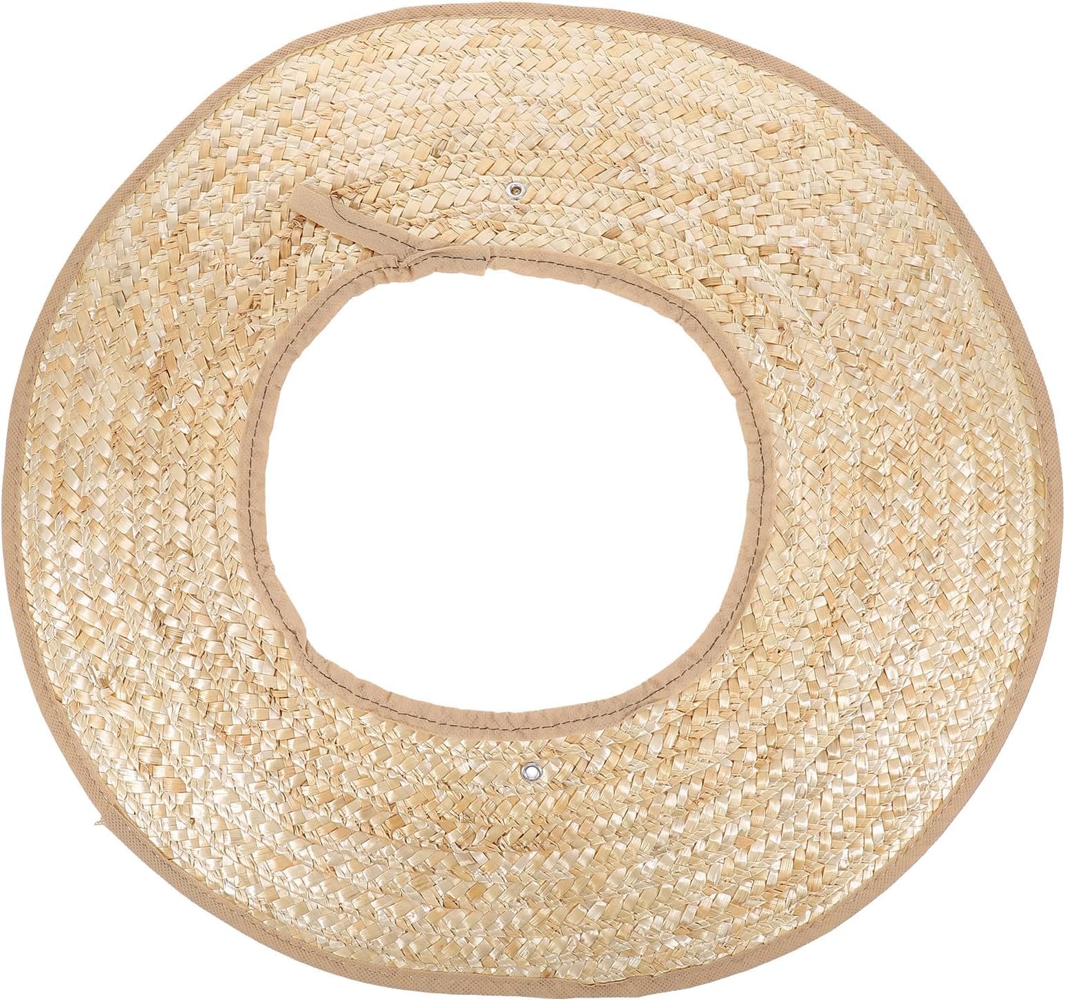 SHOWERORO Hard Hat Sun Shade Visor Straw Brim 45Cm Diameter Breathable Neck Protection for Outdoor Work Safety Gear Accessories Random Color Random Color