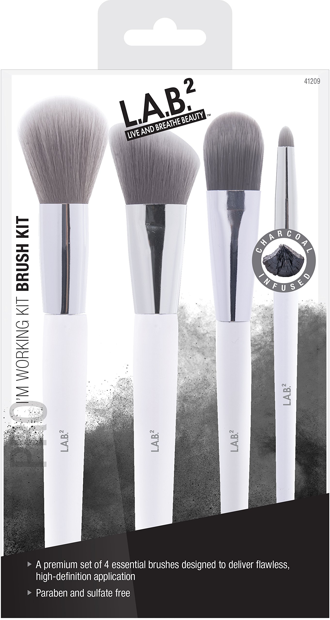 L.A.B.2 Charcoal Total Face Brush Kit