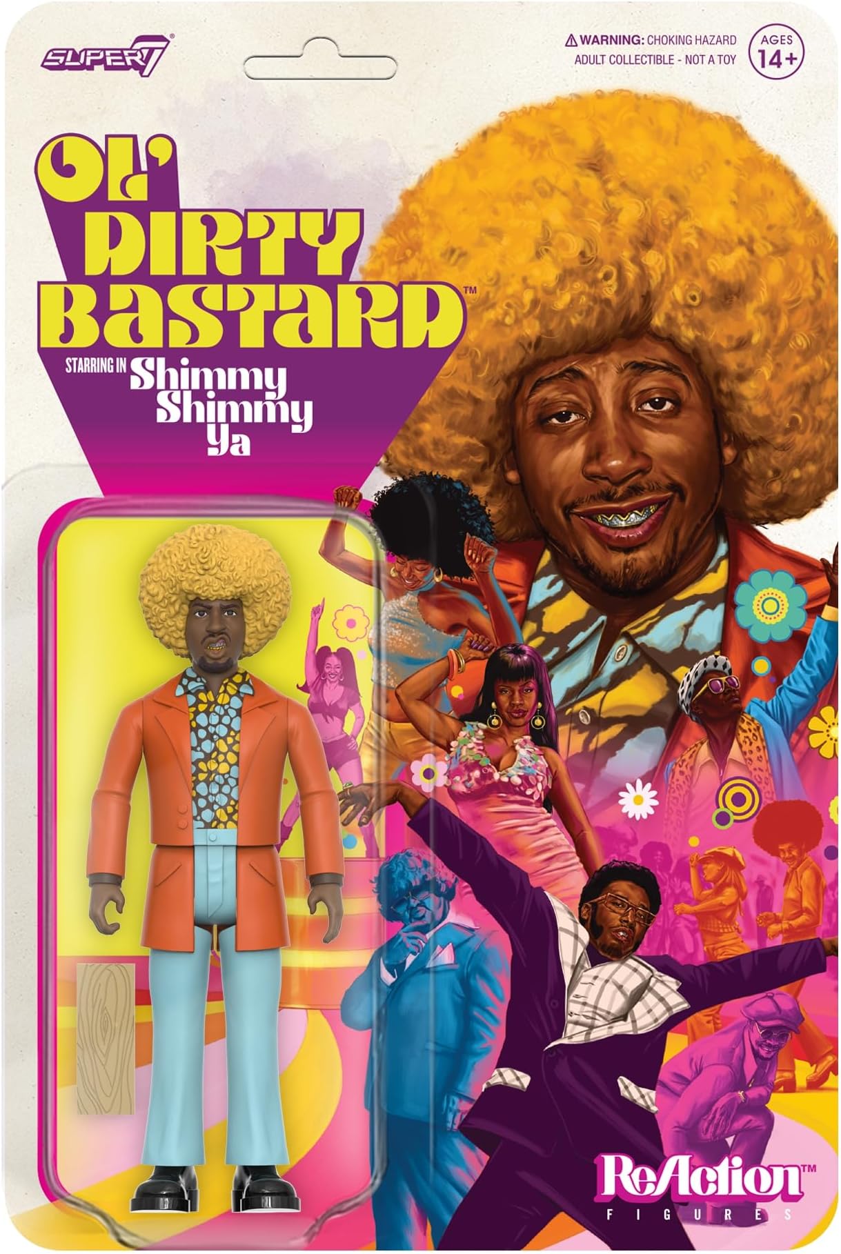 ODB Shimmy Shimmy Ya - 3.75" ODB Action Figure with Accessory Hip Hop Collectibles and Retro Toys