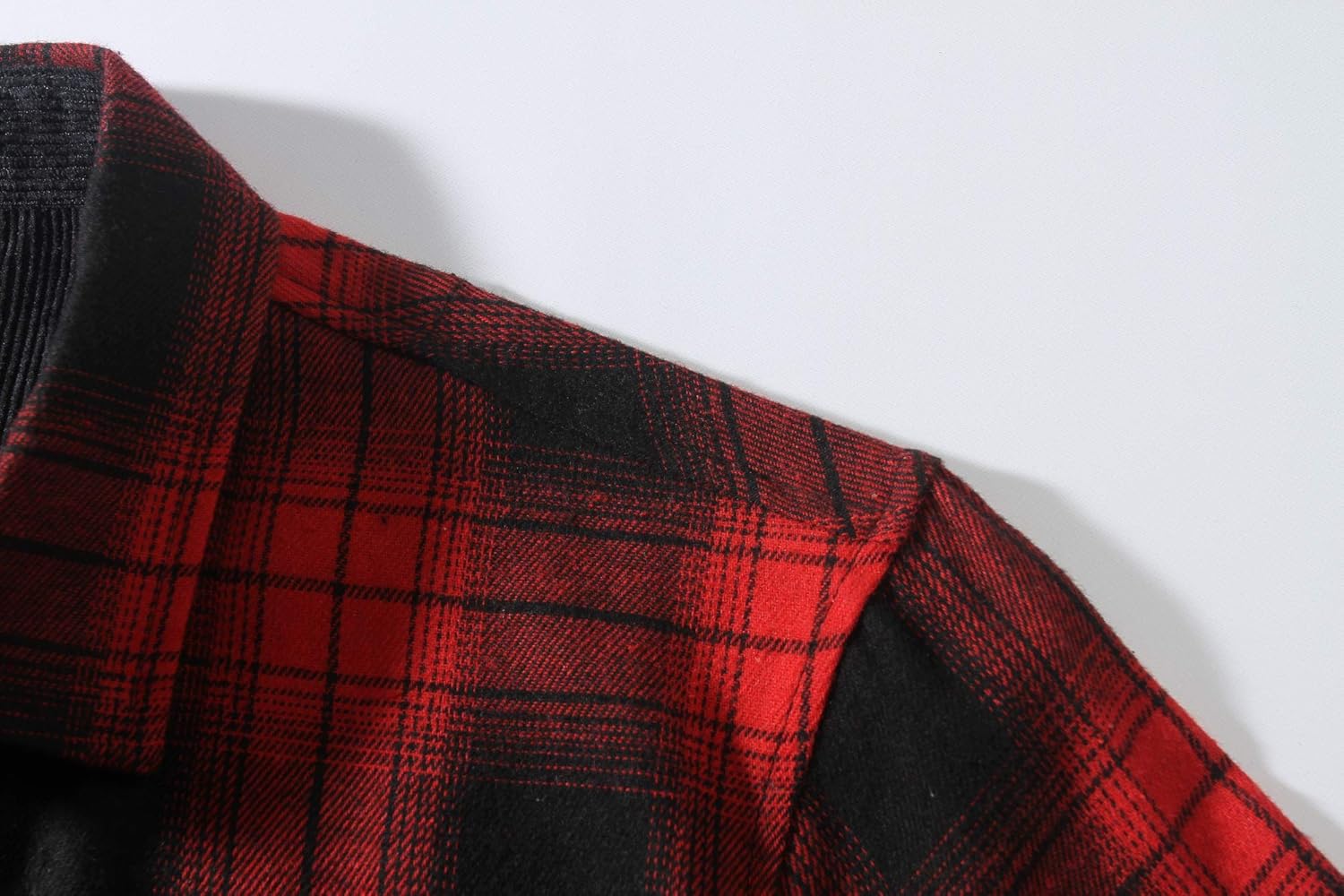 SSLR Flannel Shirt for Men, Long Sleeve Button Down Shirt Plaid Casual - Image 5
