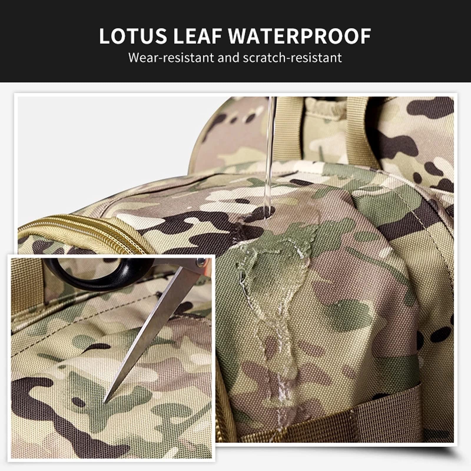 Plecak taktyczny 40L Torba wojskowa Plecak myśliwski Lekkie męskie plecaki górskie, Duży plecak Molle Torba szturmowa na Camping Piesze wycieczki Trekking,Army green