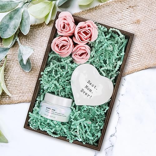 Miniatura 2 de MagicWater Supply - 2 onzas - Diamante verde menta - Relleno de papel de corte arrugado ideal para envolver regalos, relleno de cestas, cumpleaños,