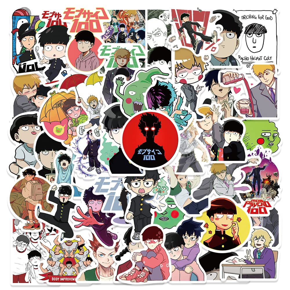 Otakun Mob Psycho 100 Anime Stickers (50PCS) Non Repeat Self-Adhesive Vinyl Stickers for Laptop Smartphones Gifting (B0BY5JNZL2) Amazon Price History, Amazon Price Tracker