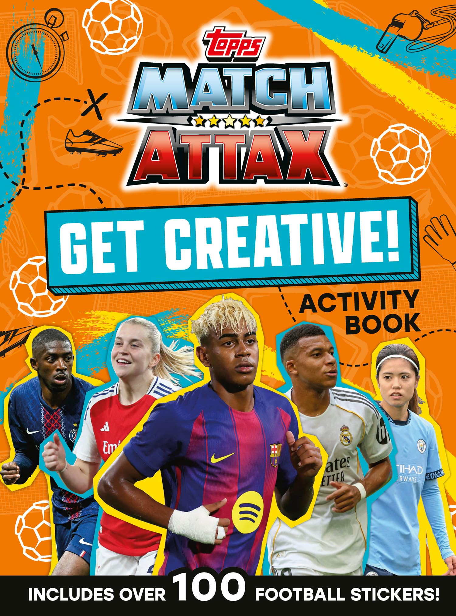 Match Attax Get Creative Sticker Activity Book by  Match Attax - 9780008755478