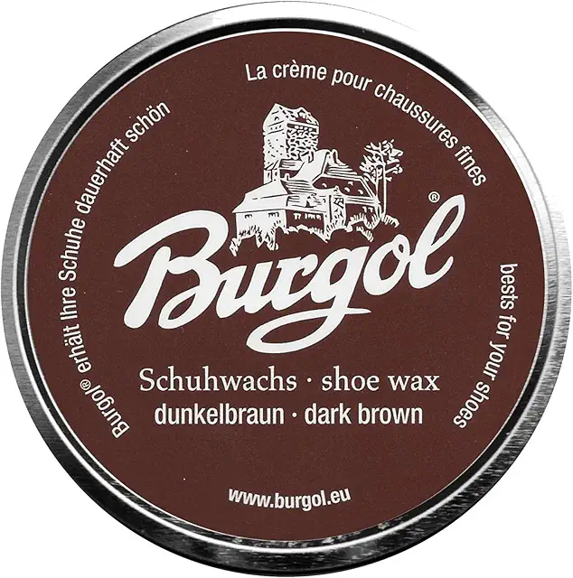 Burgol Palmenwachs-Schuhcreme 100ml dunkelbraun - Premium Schuhpflege
