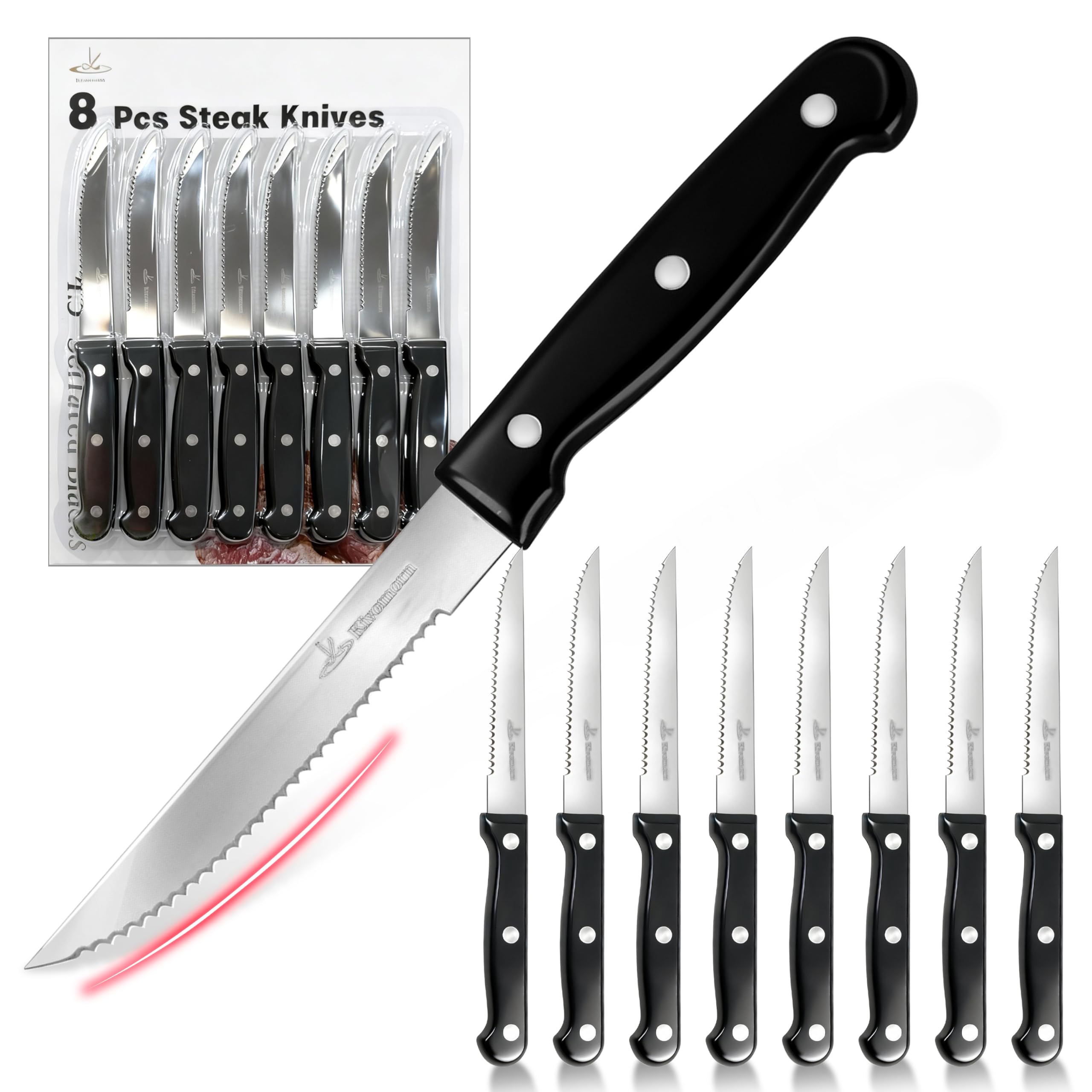 Upgraded Steak Knives Set of 8