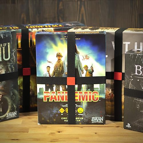 Miniatura 5 de Bandas elásticas de alta calidad: solución de almacenamiento de juegos de mesa para mantener tus juegos de mesa, juegos de mesa, juegos de rol y