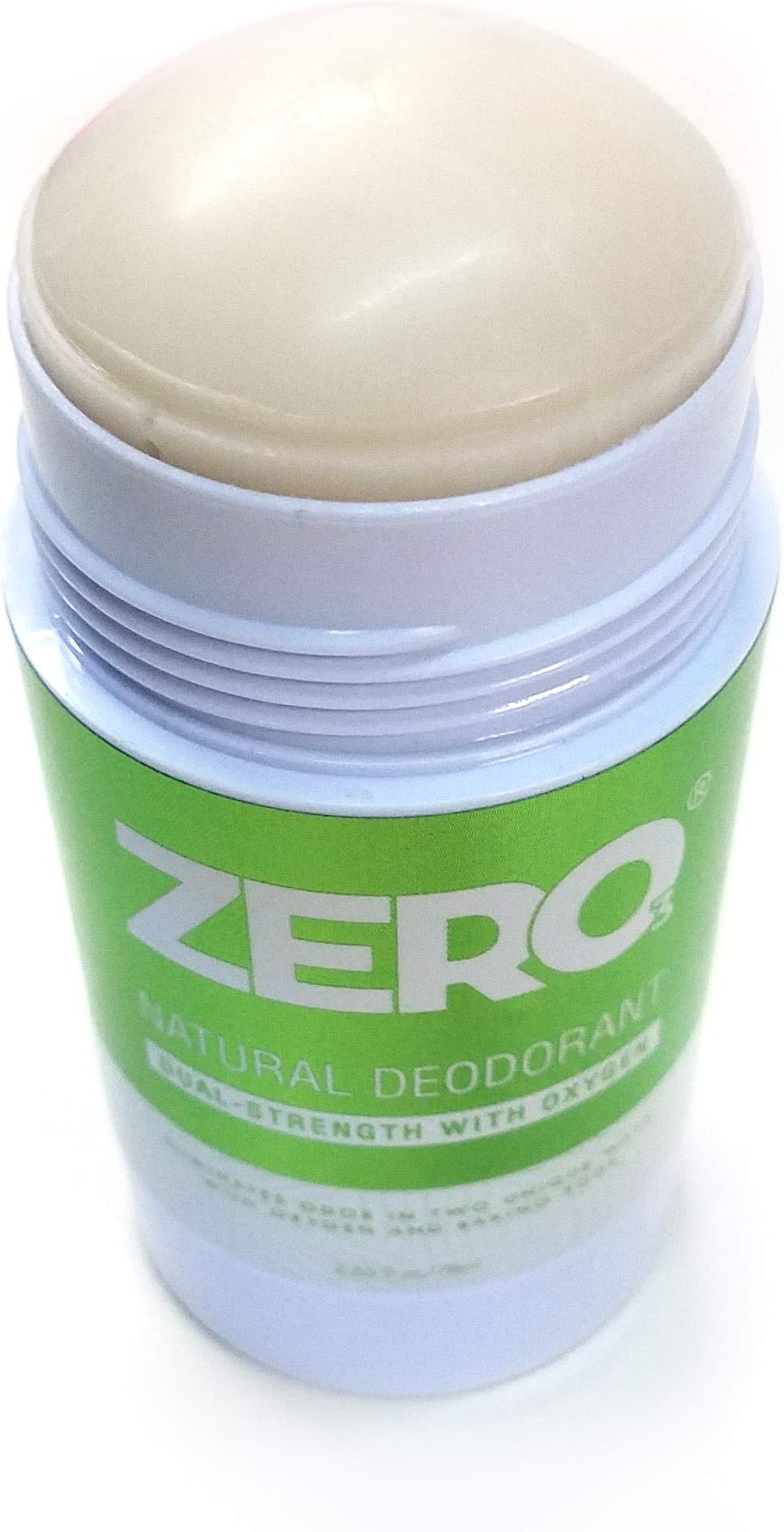 ZERO Dual Strength Aluminum Free Deodorant with Baking Soda and Oxygen - Eliminate Odor Any Time. All natural shea butter formula with essential oils (1 pack)