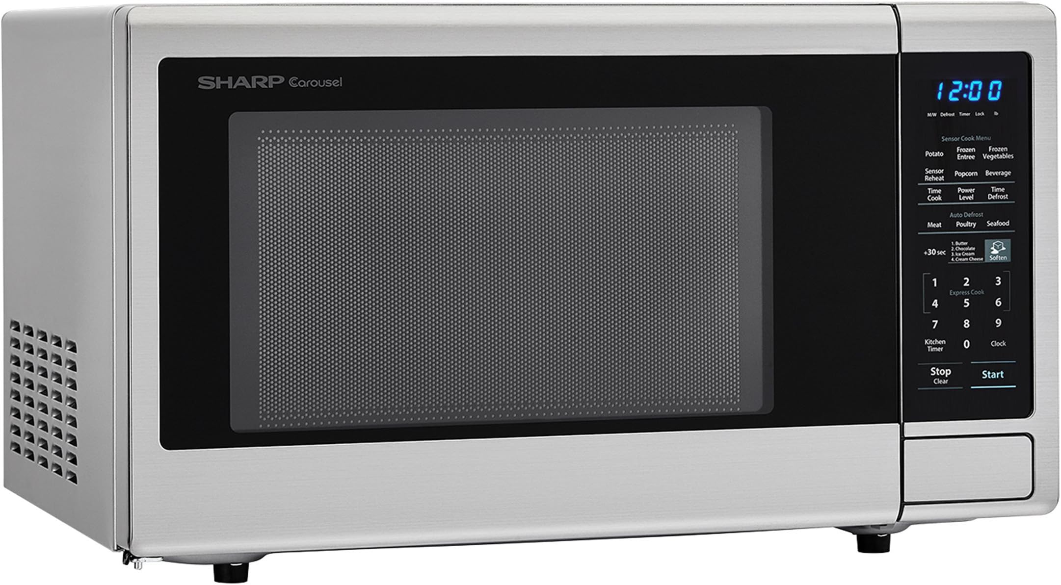 Sharp SMC1842CS 24" Countertop Microwave with 1.8 cu. ft