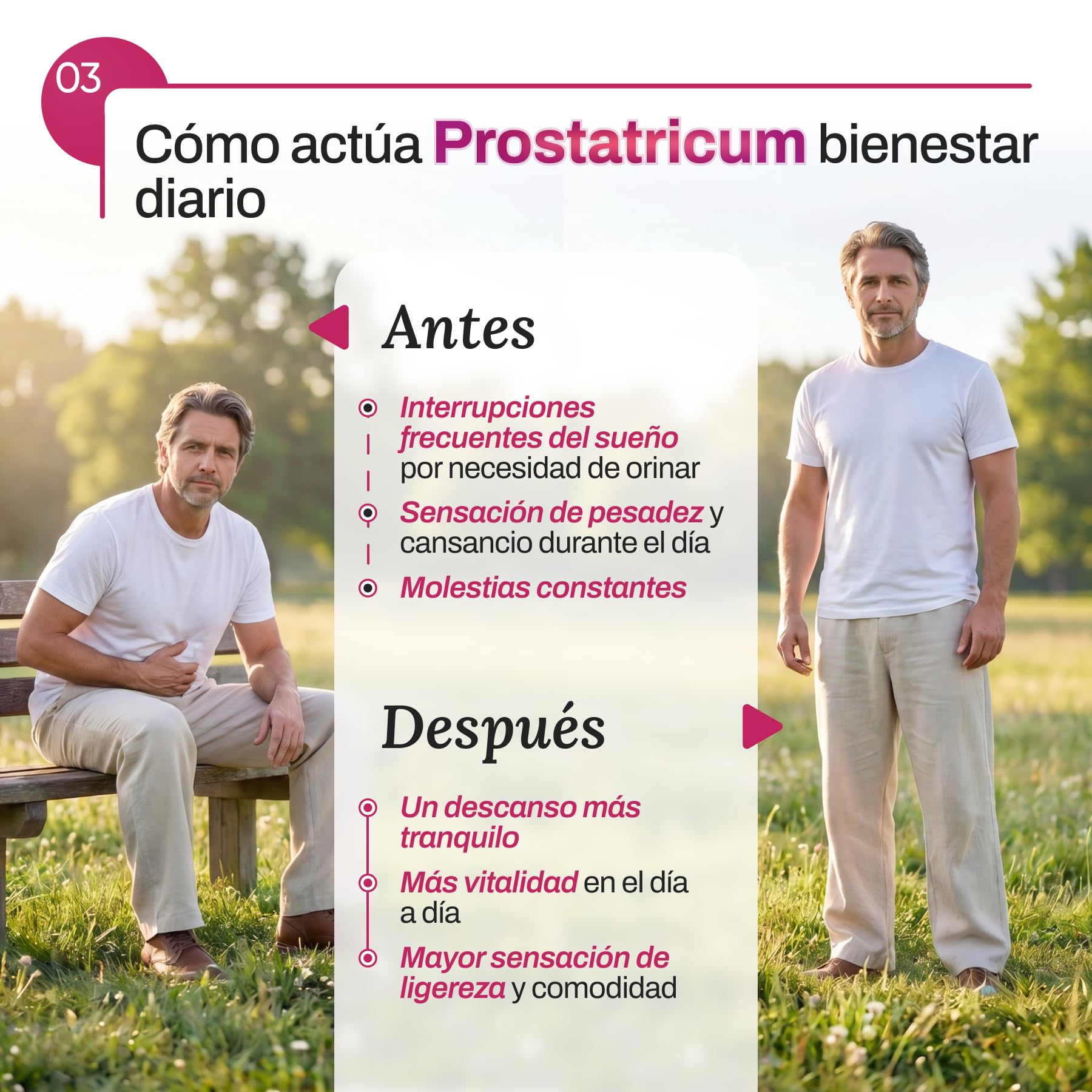 (Paquete de 3) Cápsulas PROSTATRICUM | Apoyo de las Vías Urinarias | Serenoa repens 480 mg + Equinácea 480 mg | Apoyo para la Próstata | con Ginkgo Biloba, Licopeno y Zinc | 30 Cápsulas