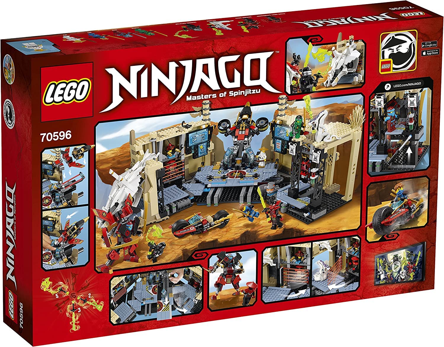 Amazon.co.jp: レゴ ニンジャゴー 洞窟基地 ニンジャベースX 70596 