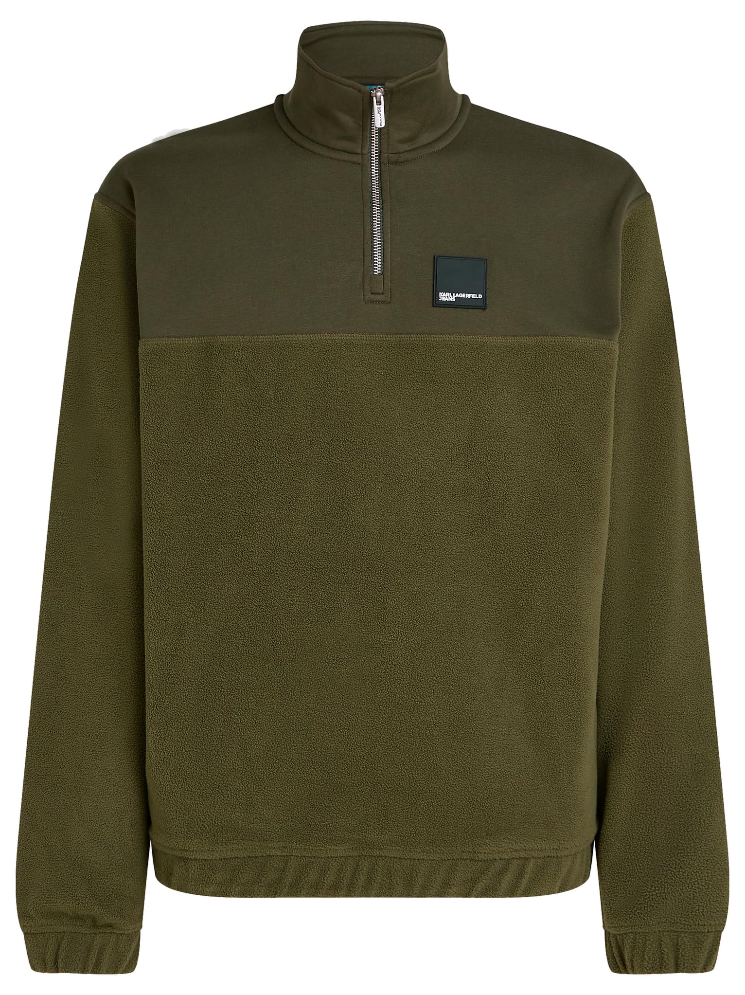 KARL LAGERFELD JEANS, Herren, Polar Fleece Zip Sweat, Normale Passform