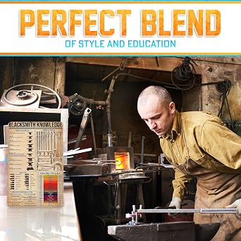 Blacksmith Knowledge メタルブリキ看板 レトロ キッチン ガーデン レストラン ファーム ショッピング モール バー カフェ 男 隠れ家 壁装飾 鉄 ペイント メタルプレート 8x12インチ