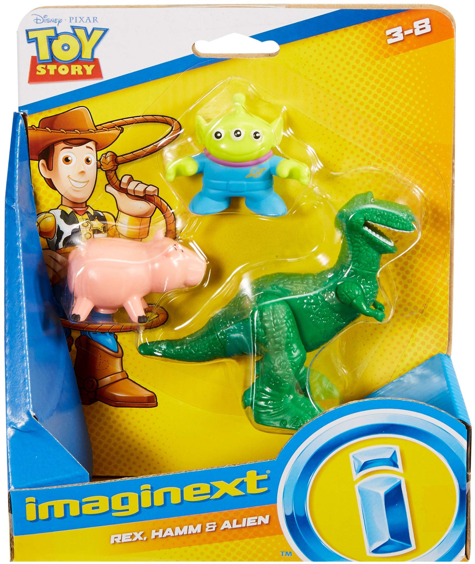 Fisher Price Imaginext Toy Story Rex Ham and Alien [Amazon Exclusive
