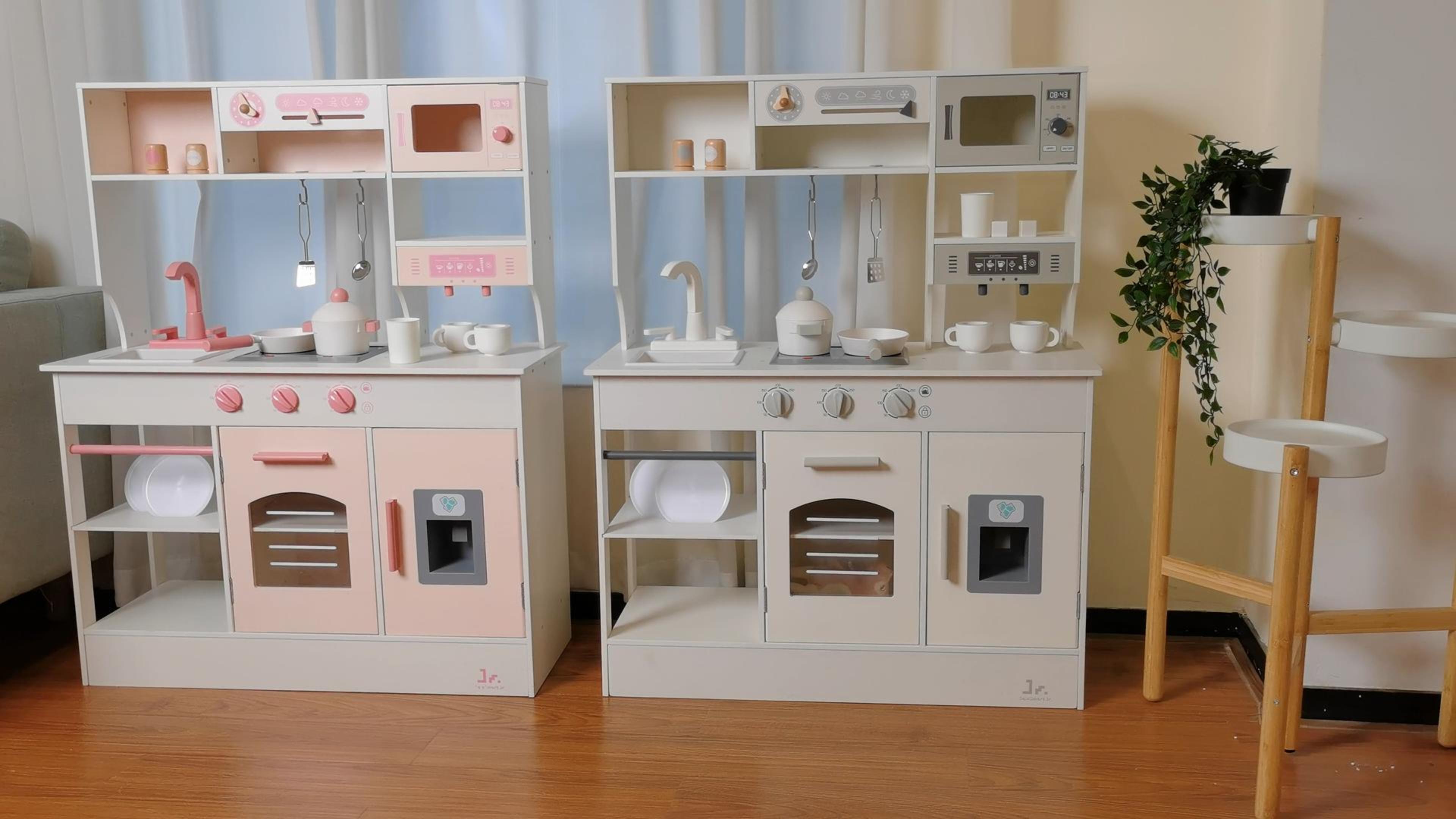 調理器具 Cute Little Things Amazon.com: SainSmart Jr. Play Kitchen for Kids, Wooden Kitchen