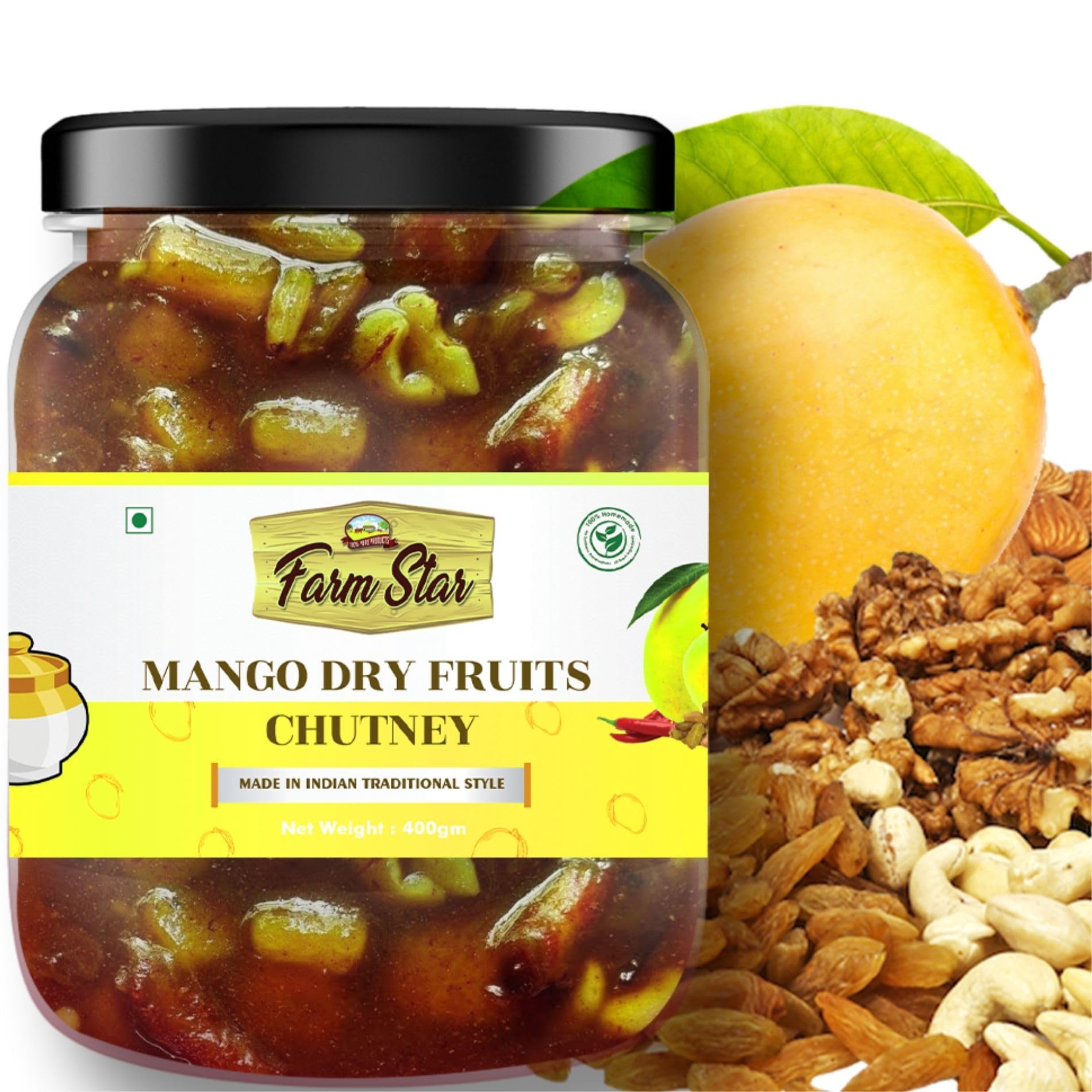 Mango Dry Fruits Chutney | Aam Ki Chutney 400g (B0CZ3LNF3G) Amazon Price History, Amazon Price Tracker