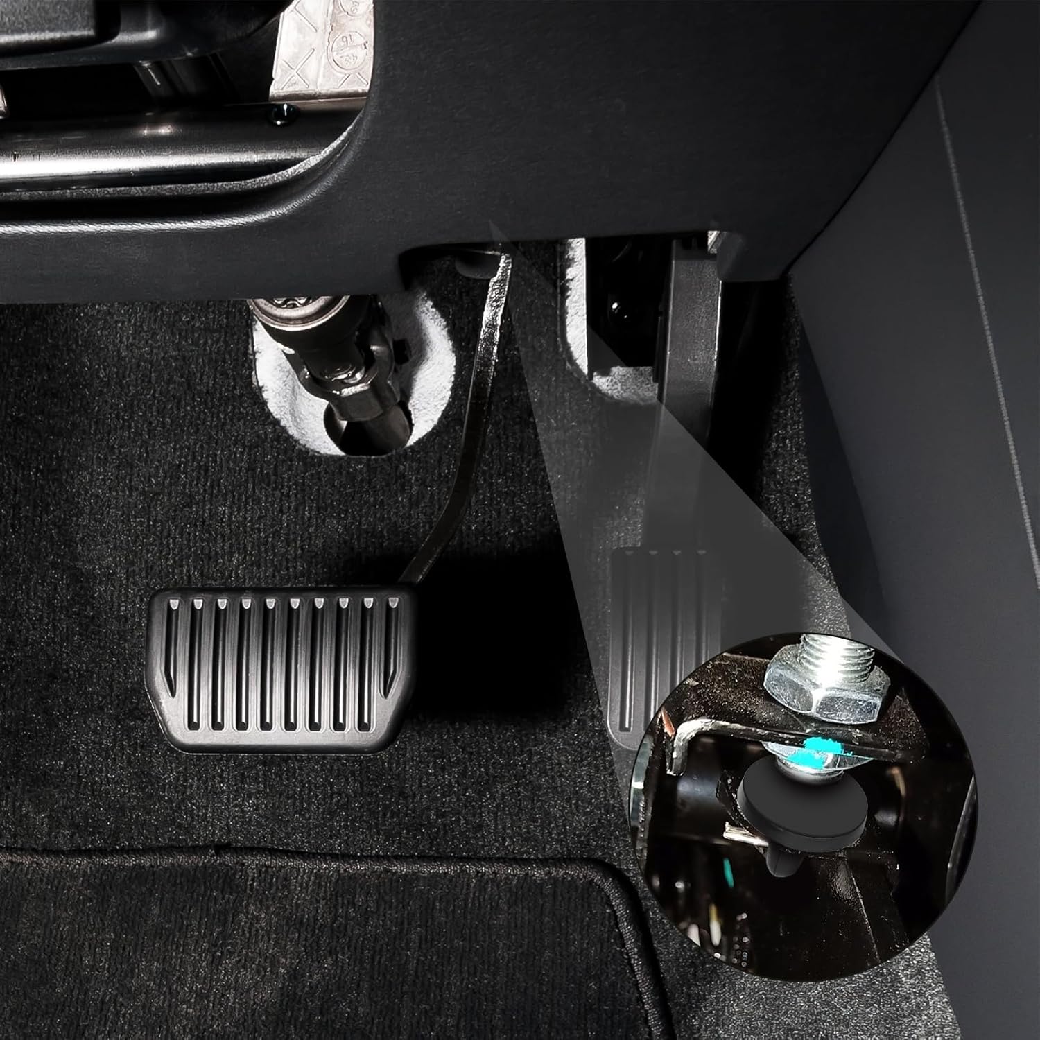 12PCS Brake Switch Stopper, Car Brake Light Switch Pad, Replacement OEM #90541-06036, Automotive Clutch Pedal Stop Pads for Most Cars Trucks SUVs