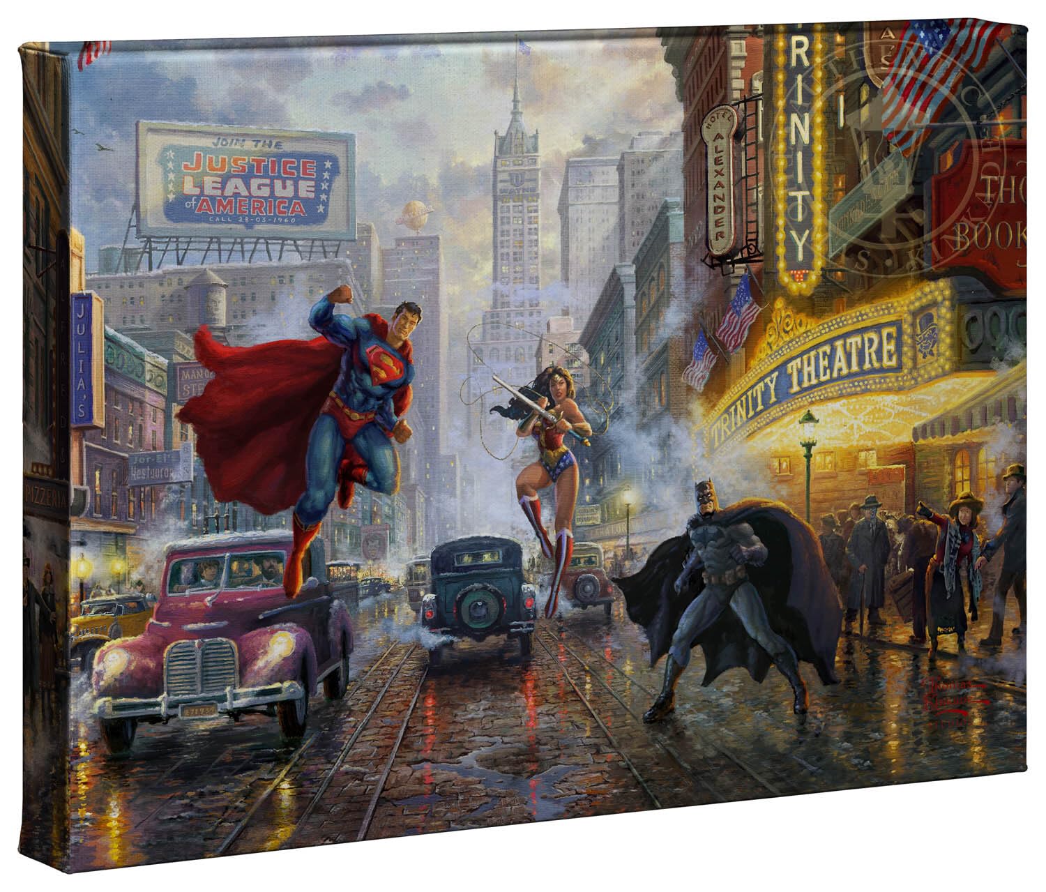 Amazon｜Thomas Kinkade DC – バットマン、スーパーマン、Wonder Woman