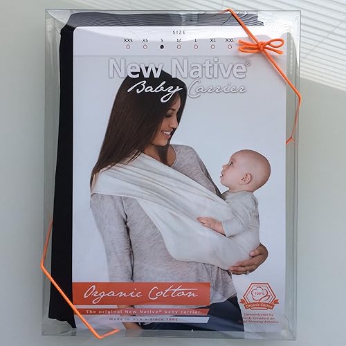 Miniatura 7 de New Native Portabebés suave y transpirable 100% algodón orgánico manos libres para bebés, sin hebillas, correas o anillos, fácil de usar, compacto y