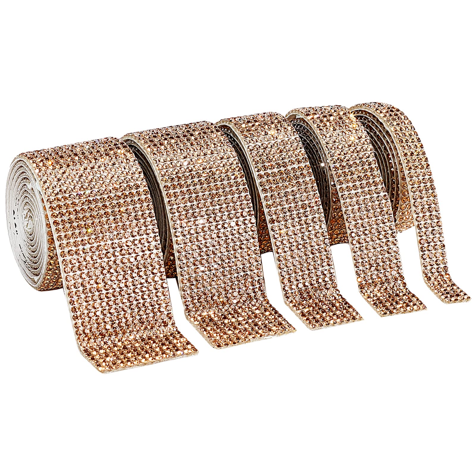Ruban strass maille cristal CHGCRAFT galon thermocollant pour accessoire vêtement