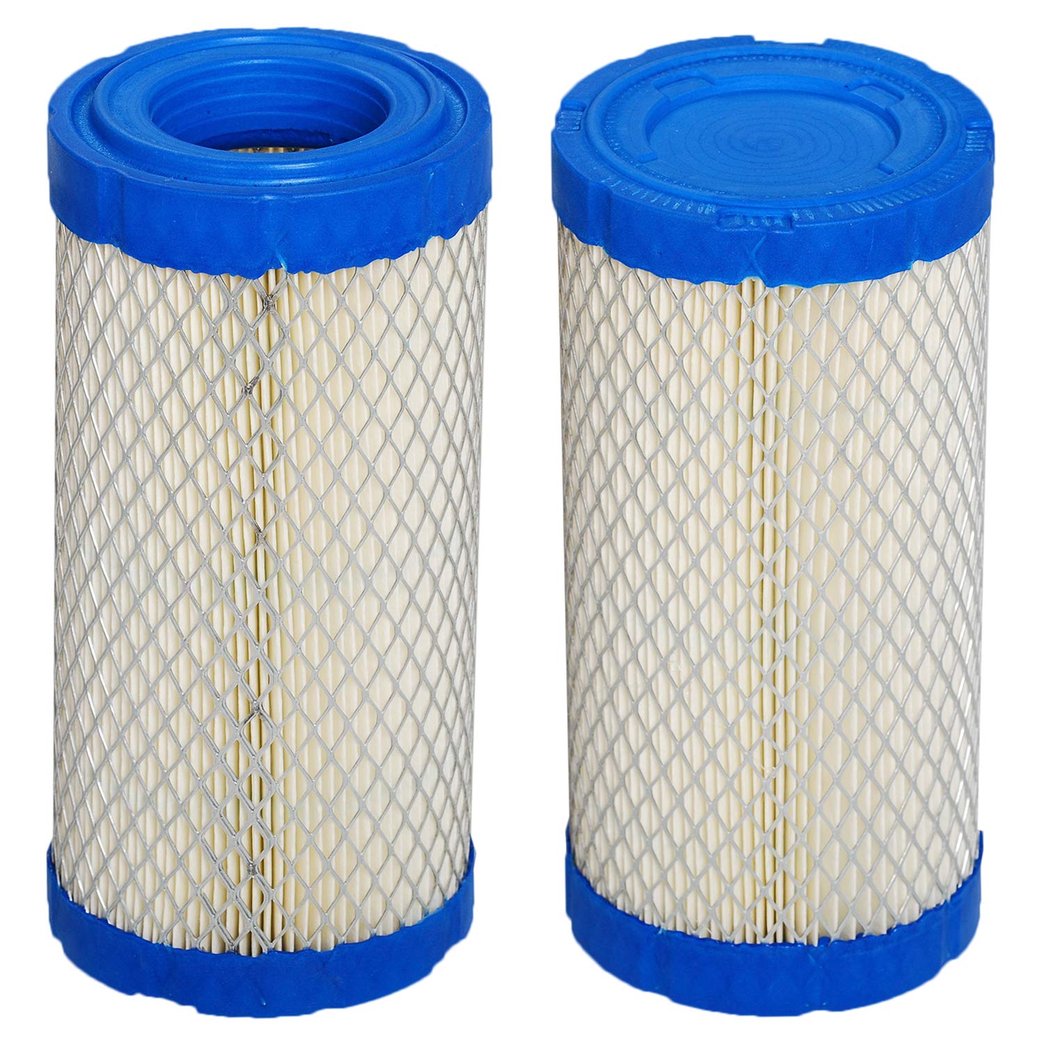 Carkio 2pcs Air Filter Compatible with Kubota BX1800 T1810 TG1860 ZD18 ZD21 ZD21N ZD221 BX1500 BX1500D BX1800D BX1830D BX1850D BX2200 BX2200D K1211-82320 K2581-82310 Lawn Mower Air Cleaner