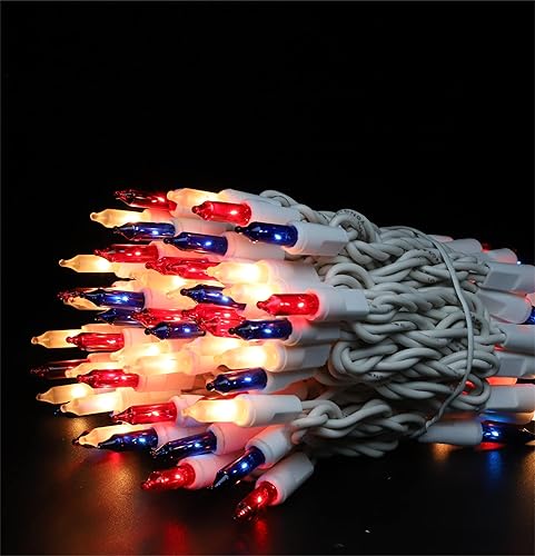 Miniatura 9 de GLOWNOVA Alambre verde, bombilla incandescente transparente, 300 miniluces para interiores, guirnalda de árbol de Navidad, cumpleaños, boda, fiesta,