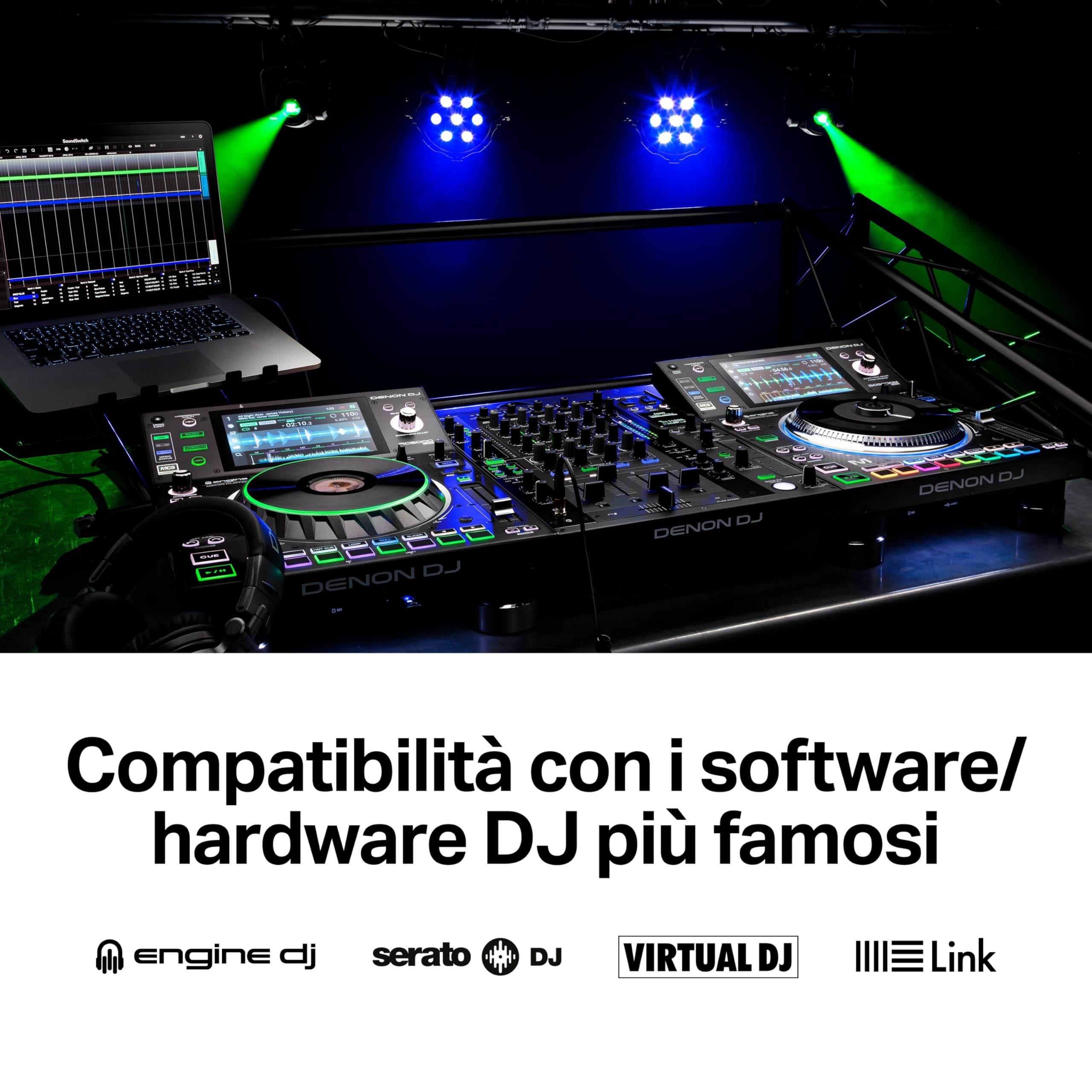 SoundSwitch DMX Micro Interface - Interfaccia Ultra Compatta USB-DMX con Tre Mesi di Accesso Gratuito al Software SoundSwitch