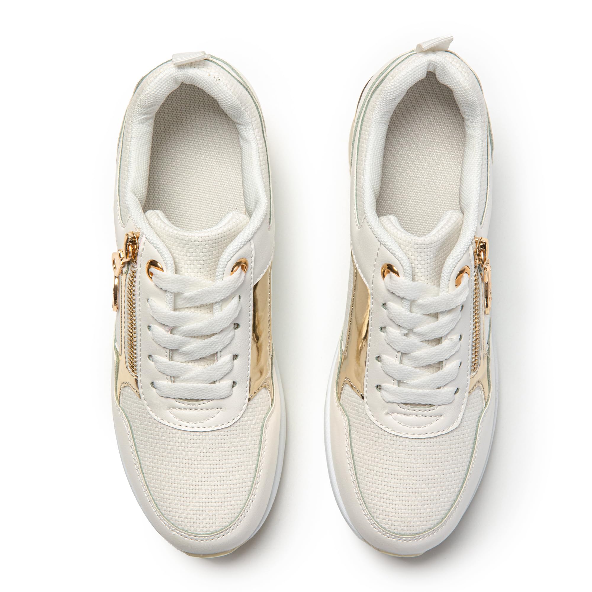 JOMIX Sneakers Donna Casual Scarpe Eleganti Sportive Tacco Zeppa Comode da Camminata