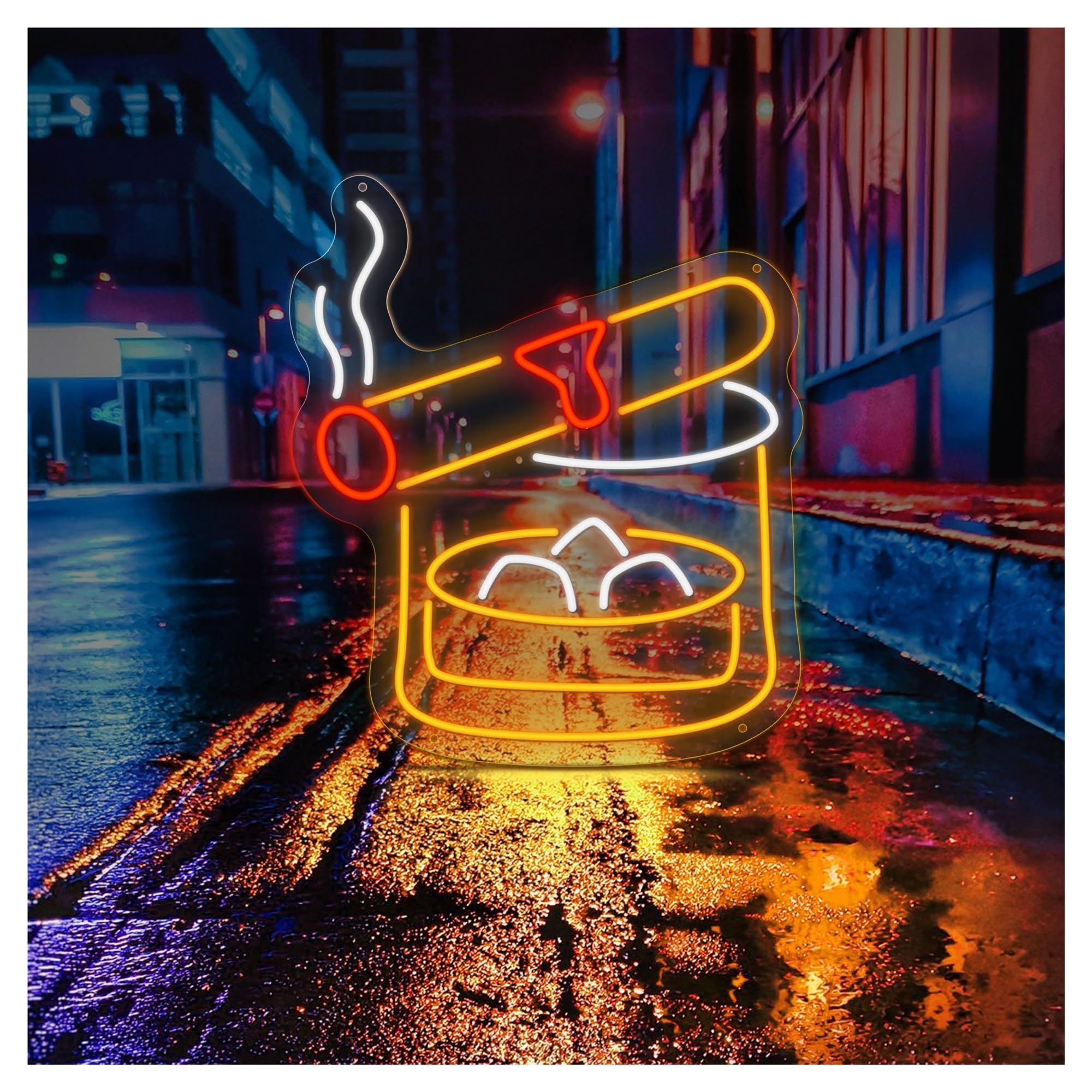 XENITE Luces Art Decoration Christmas Letrero De Neón De Cigarro Y Vaso De Whisky, Decoración De Pared De Vidrio Para Bar, Hogar, Fiesta 38cmx43cm