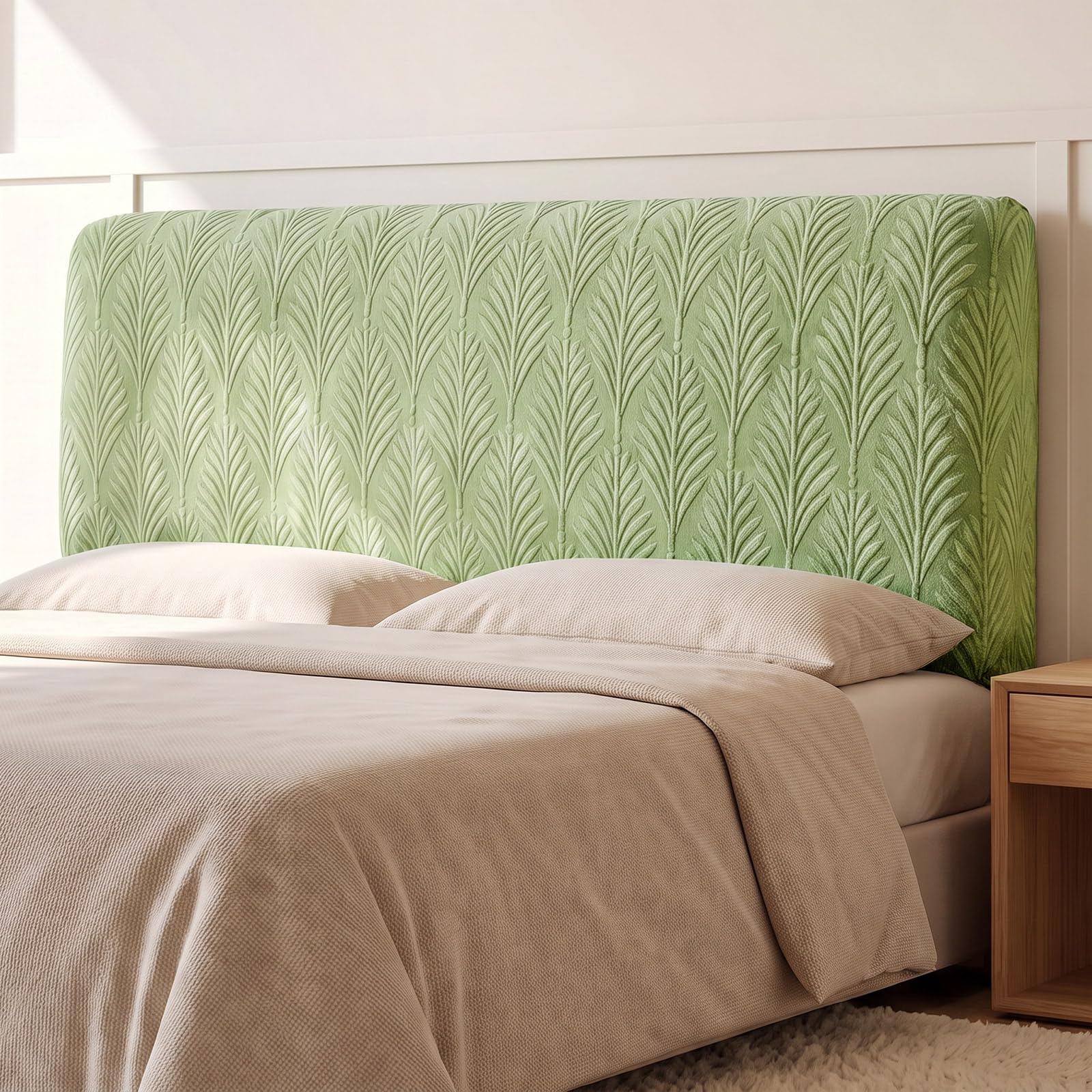 YancLife Stretch Bed Headboard Cover for Single Double Size Bed