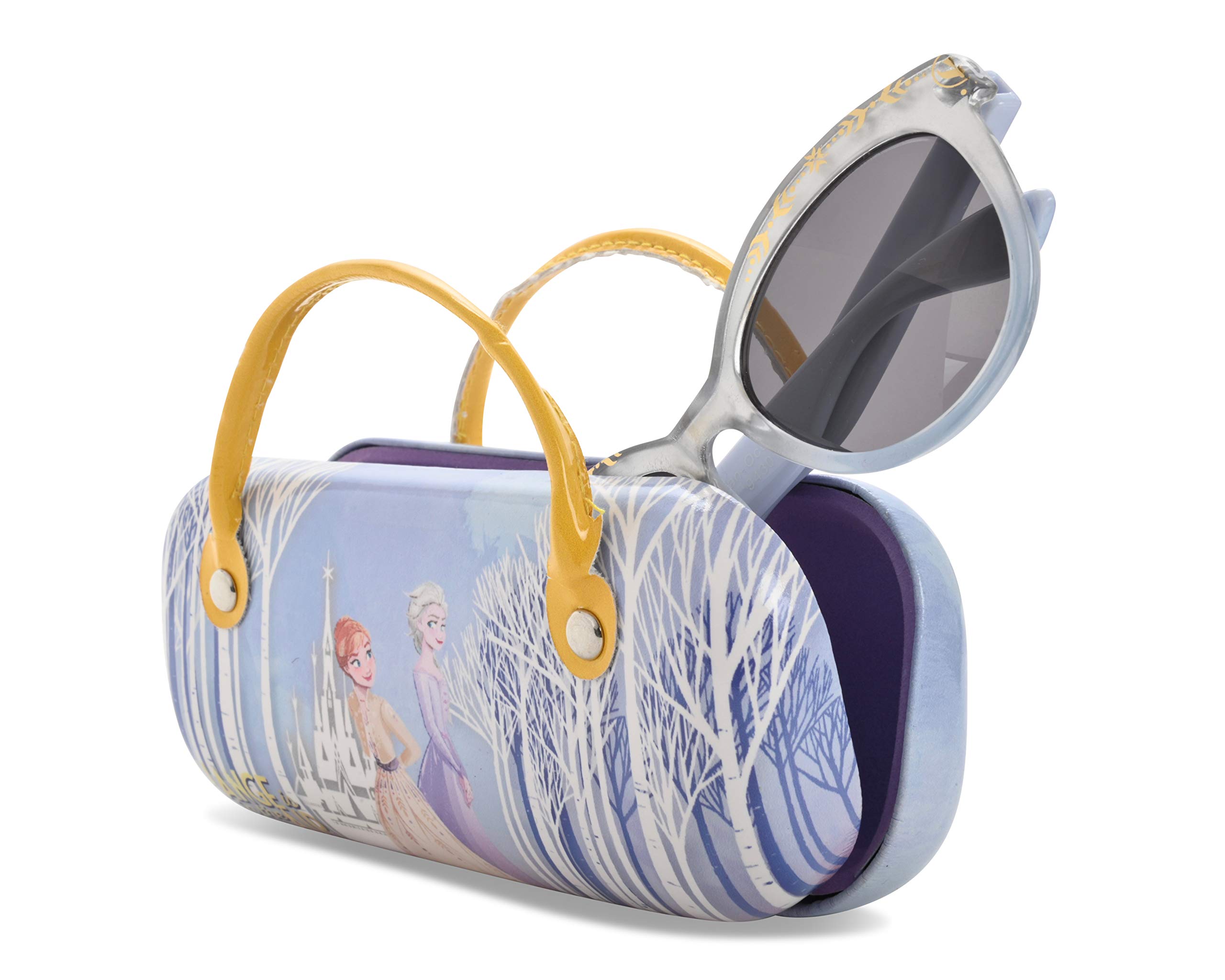 Disney Frozen 2 - Gafas de sol para niñas con funda de transporte, protección para gafas de sol para