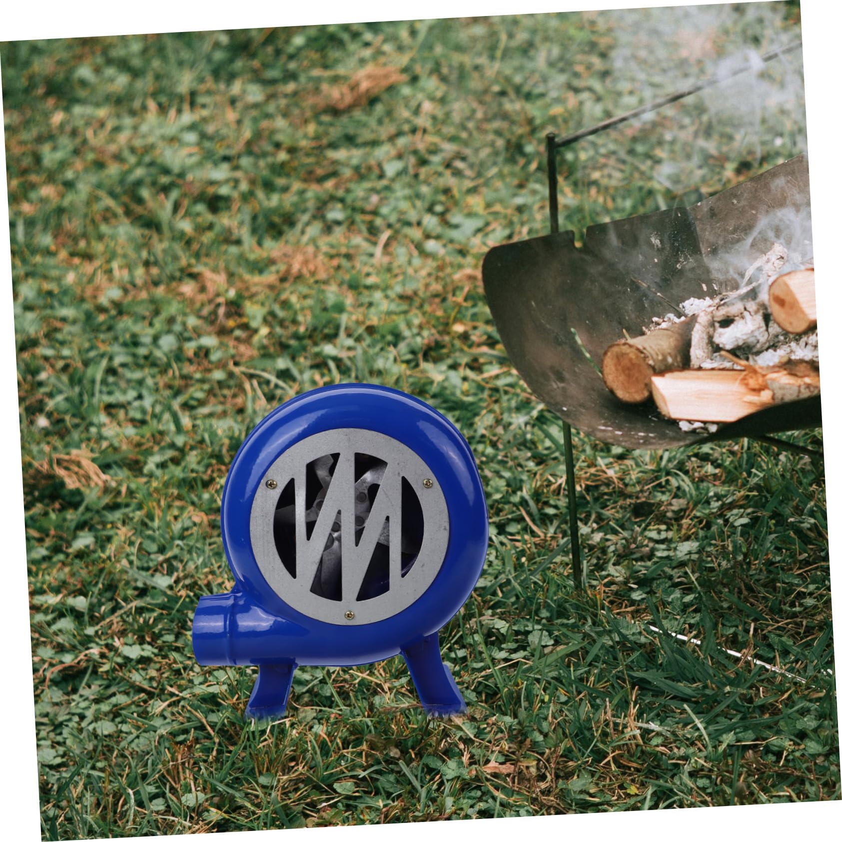 TOYANDONA Ventilatore Manuale per Barbecue e Soffiatore Portatile per Grigliate con Impugnatura Ergonomica per Esterno e Facile da Trasportare e Utilizzare