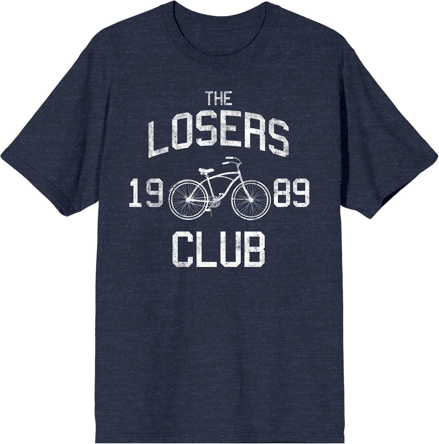 Bioworld It 1990 The Losers Club Men's Navy Heather T-Shirt