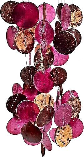 Miniatura 5 de Bellaa Campanillas de viento para exteriores, carillones de vidrio marino de 27 pulgadas, campanillas de viento para exteriores, hogar, jardín,