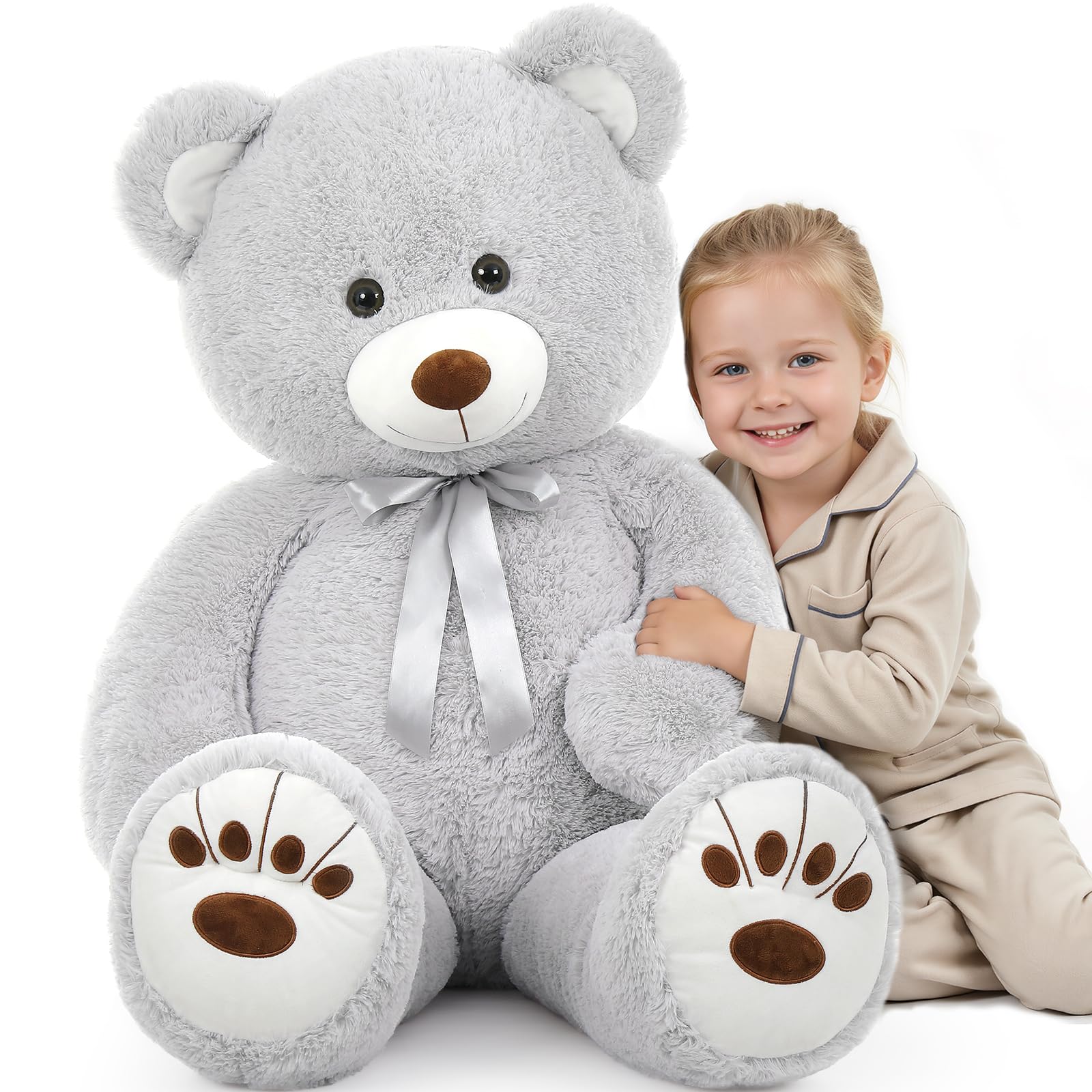 Amazon.com: MorisMos Giant Teddy Bear Stuffed Animal, 51in