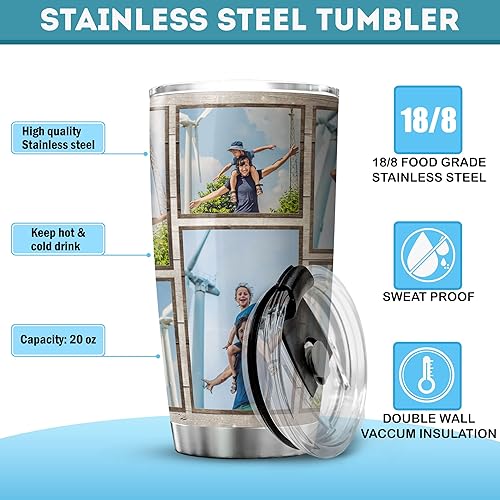 Miniatura 7 de ZOXIX Vaso de café con texto en inglés Some People Call Me A Lineman para papá, taza personalizada con imagen y línea de texto, regalo para el