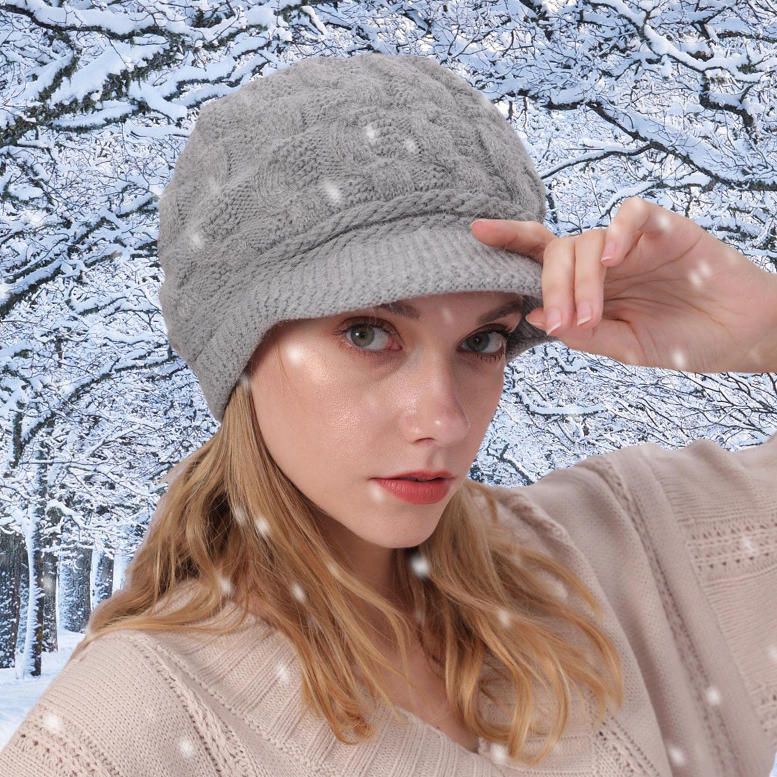 Chapeus De Inverno Femininos Com Aba DAISHA Chapéu Caçador De