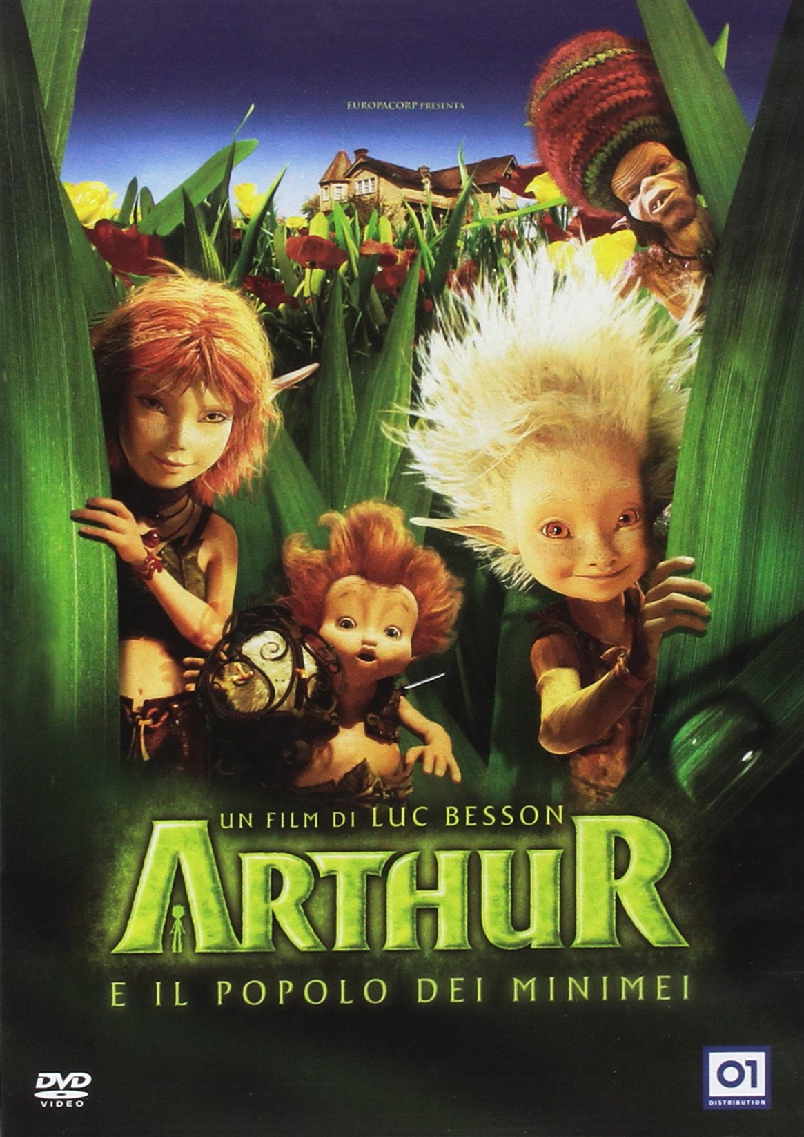 Arthur e il popolo dei Minimei DVD ideal para tardes de cine familiar y entretenimiento en casa