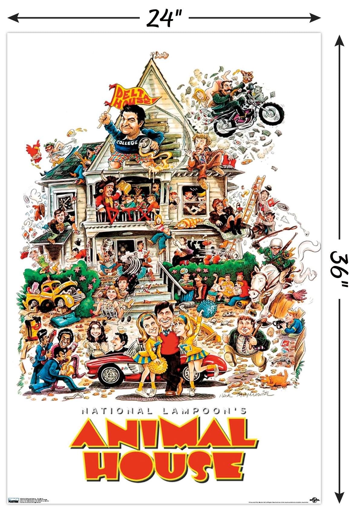 Amazon.com: Trends International 24X36 Animal House - One Sheet