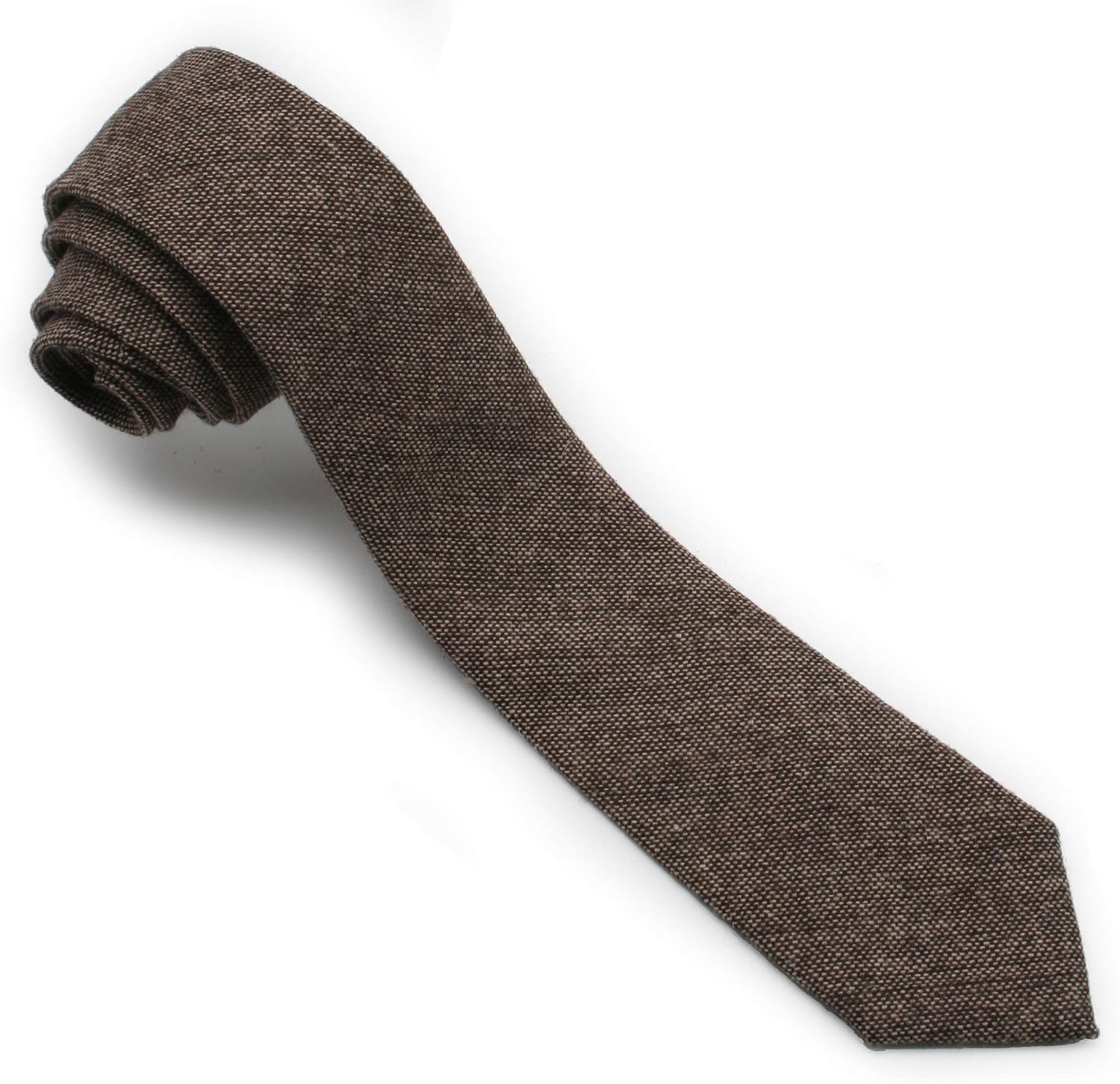 Ruth&Boaz Men's Wool Blend Skinny Necktie Tie